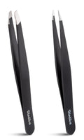 Precision Stainless Steel Tweezer Set with Travel Case