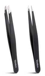 Precision Stainless Steel Tweezer Set with Travel Case