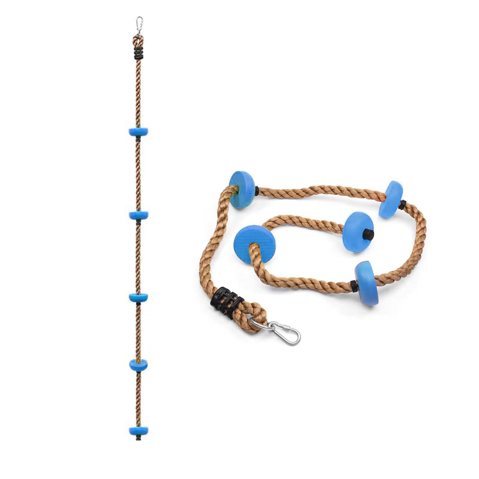 SZHTMZXC Kids Ninja Warrior Course with Steel Cable