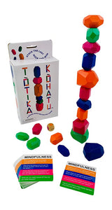 YEHUA! Totika Kohatu Wooden Mindfulness Stacking Game