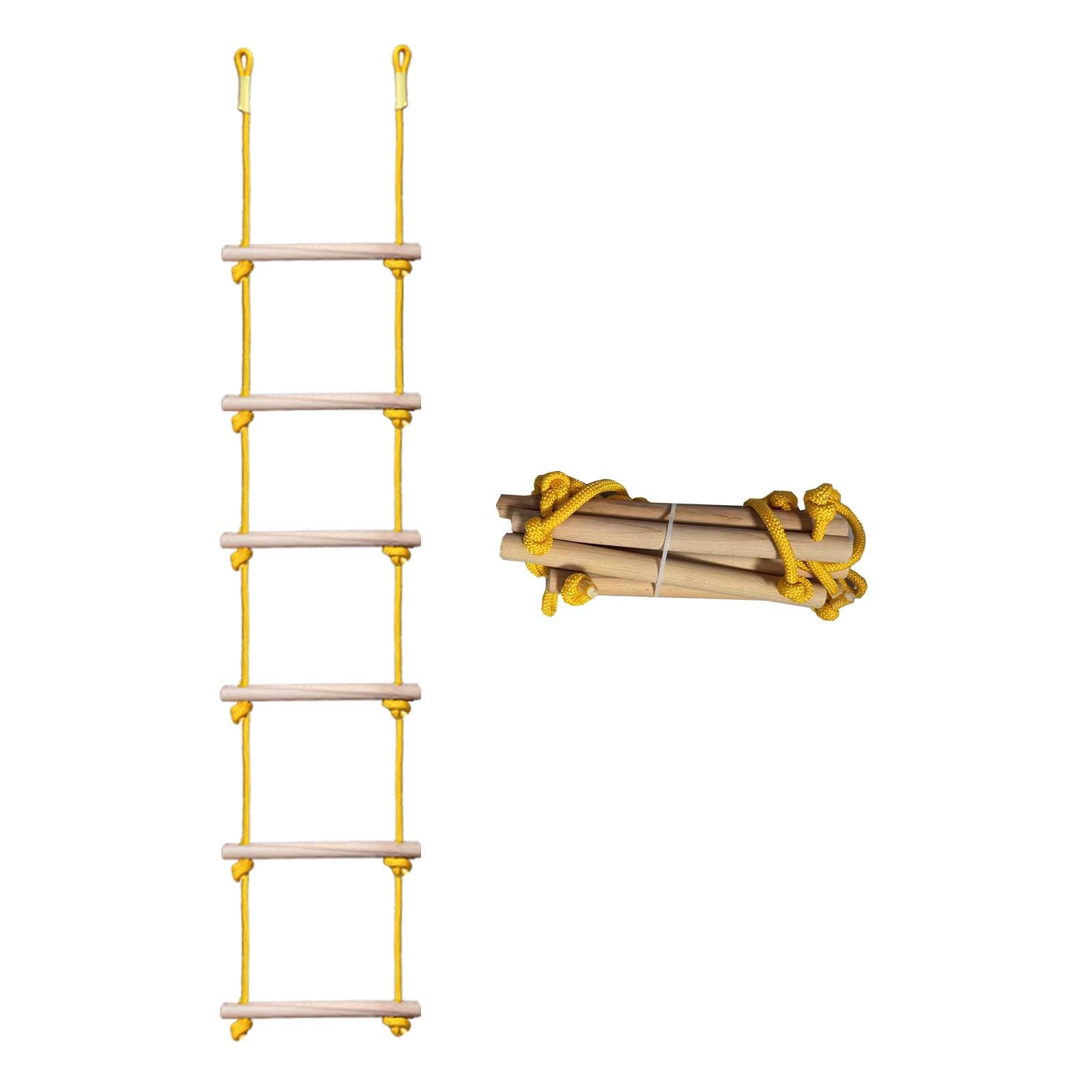 SZHTMZXC Kids Ninja Warrior Course with Steel Cable