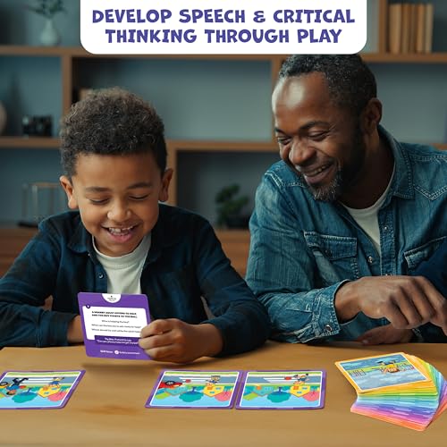 What Happens Next Sequencing Cards for Speech Therapy - 60 Illustrated Sequence Cards for Kids Ages 4+ - Speech & Language Therapy Materials – Vocabulary, Articulation & Sentence Building Game