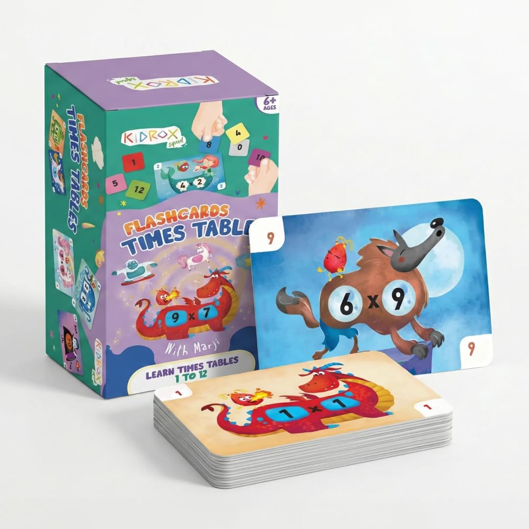 Kidrox Bilingual Spanish Sensory Flash Cards for Toddlers