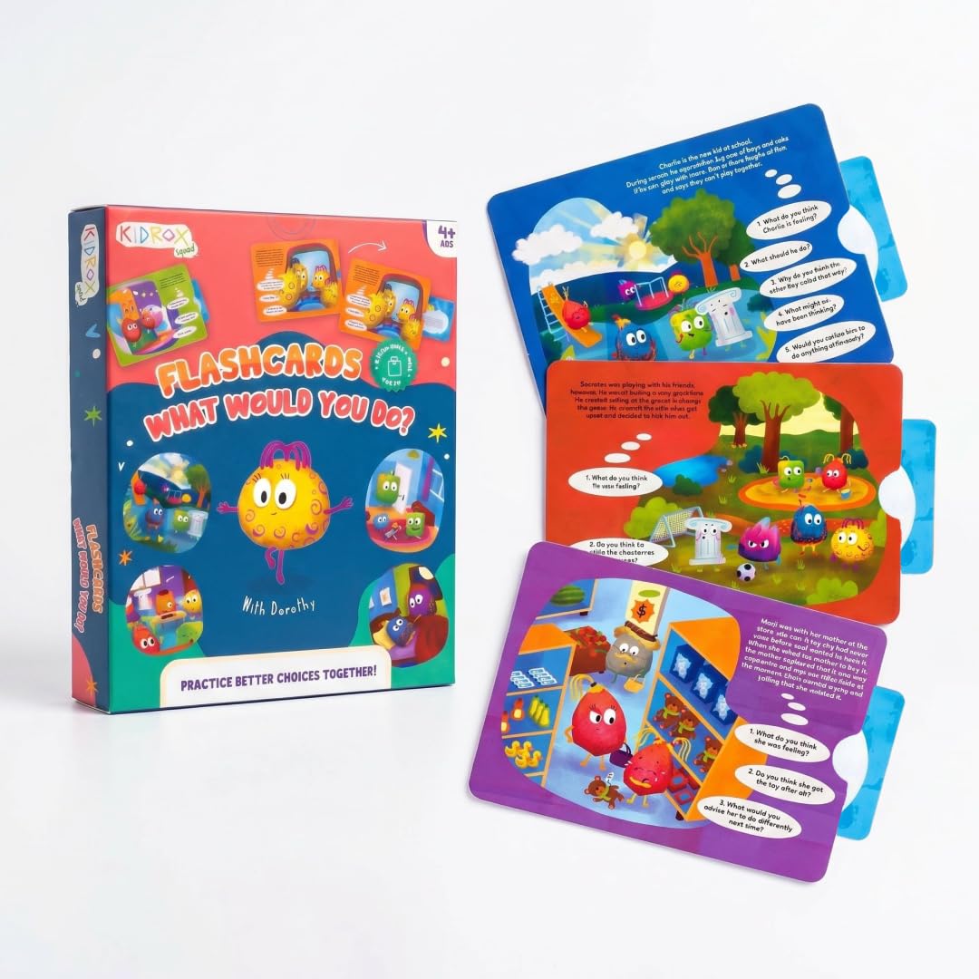 Kidrox Bilingual Spanish Sensory Flash Cards for Toddlers