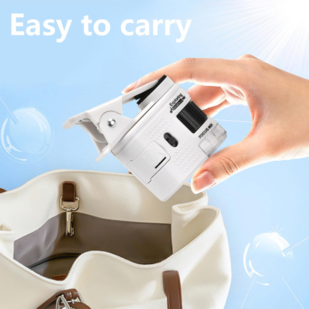 Pocket-Sized 1000X Microscope for Students and Engineers