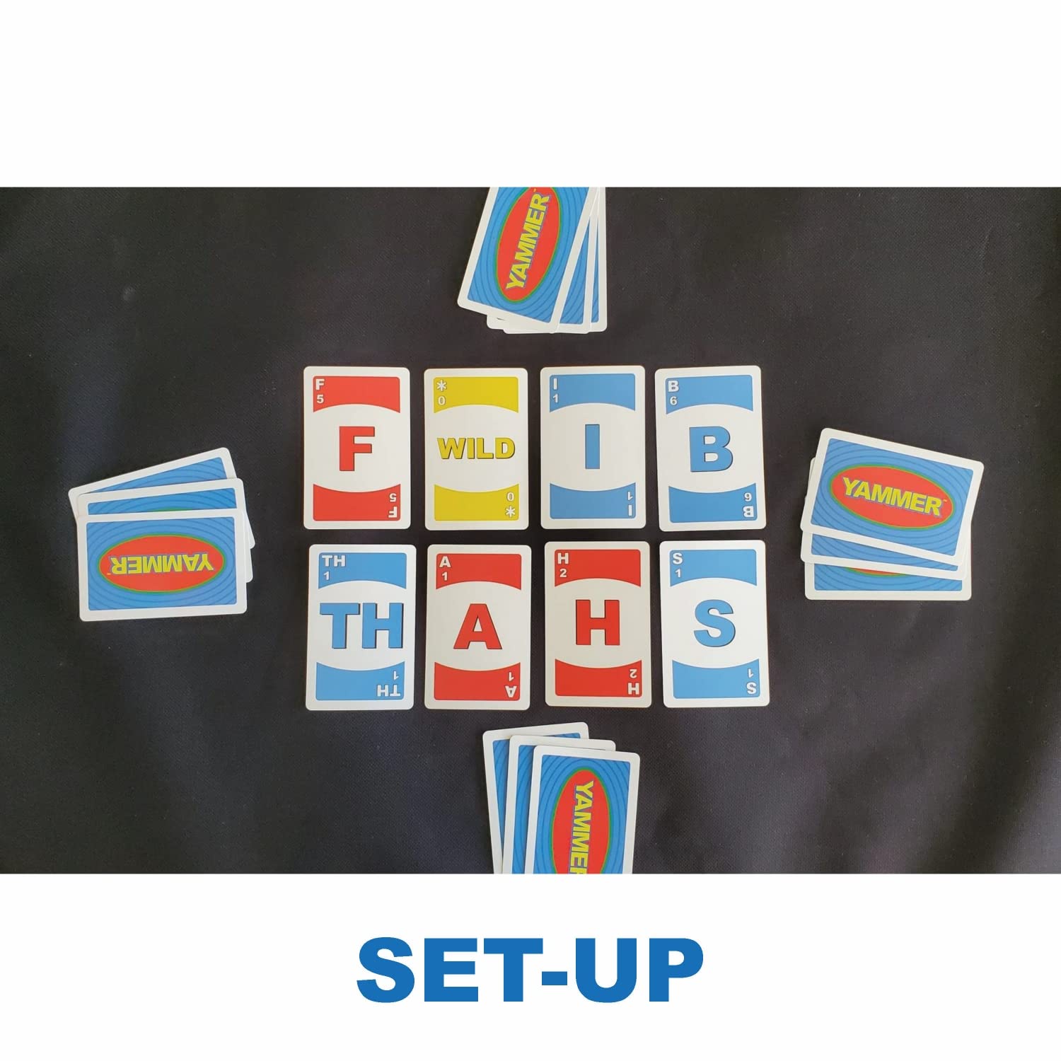 Yammer Family Word Card Game for 1–6 Players Ages 8+
