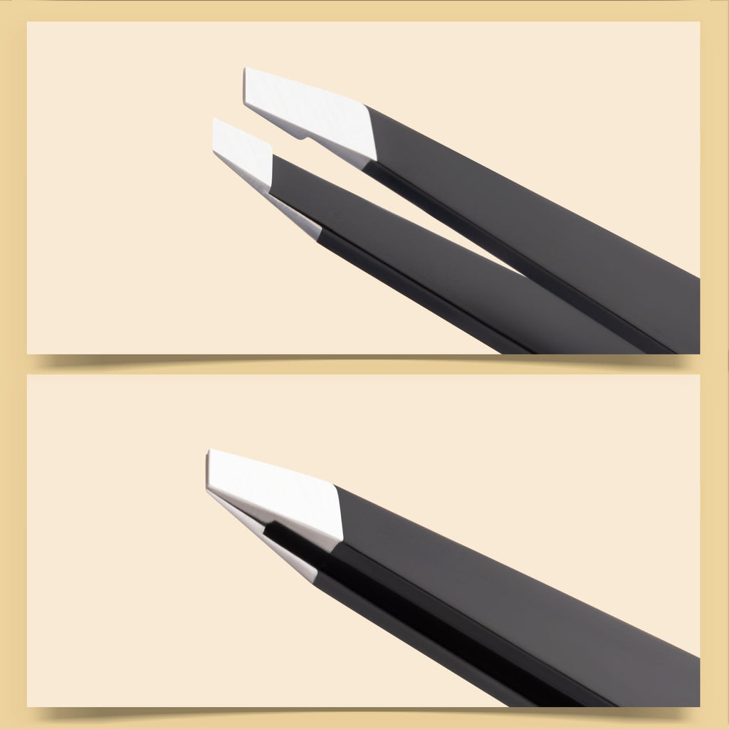 Precision Stainless Steel Tweezer Set with Travel Case