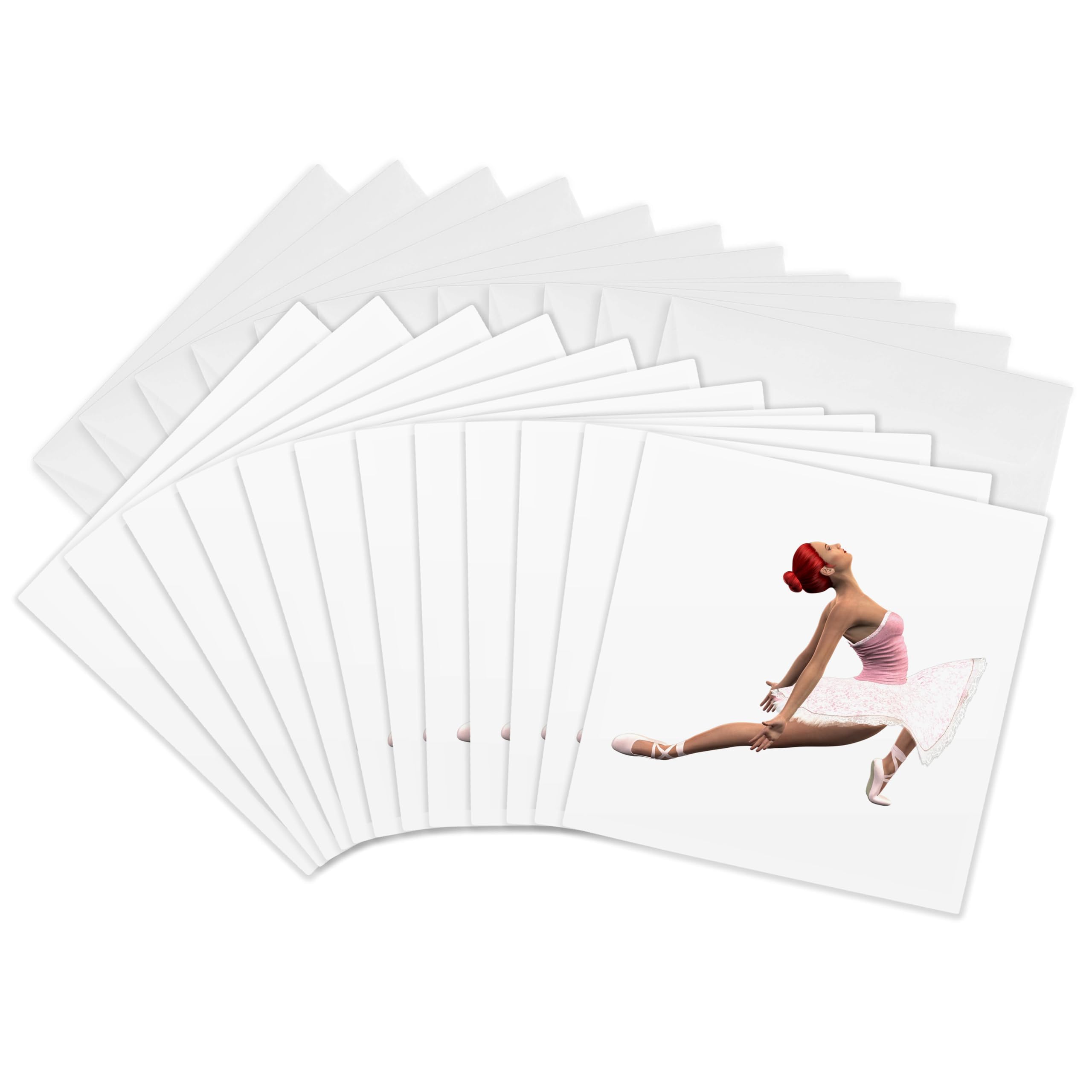 3dRose Ballet Stage Movement Decorative Wall Art