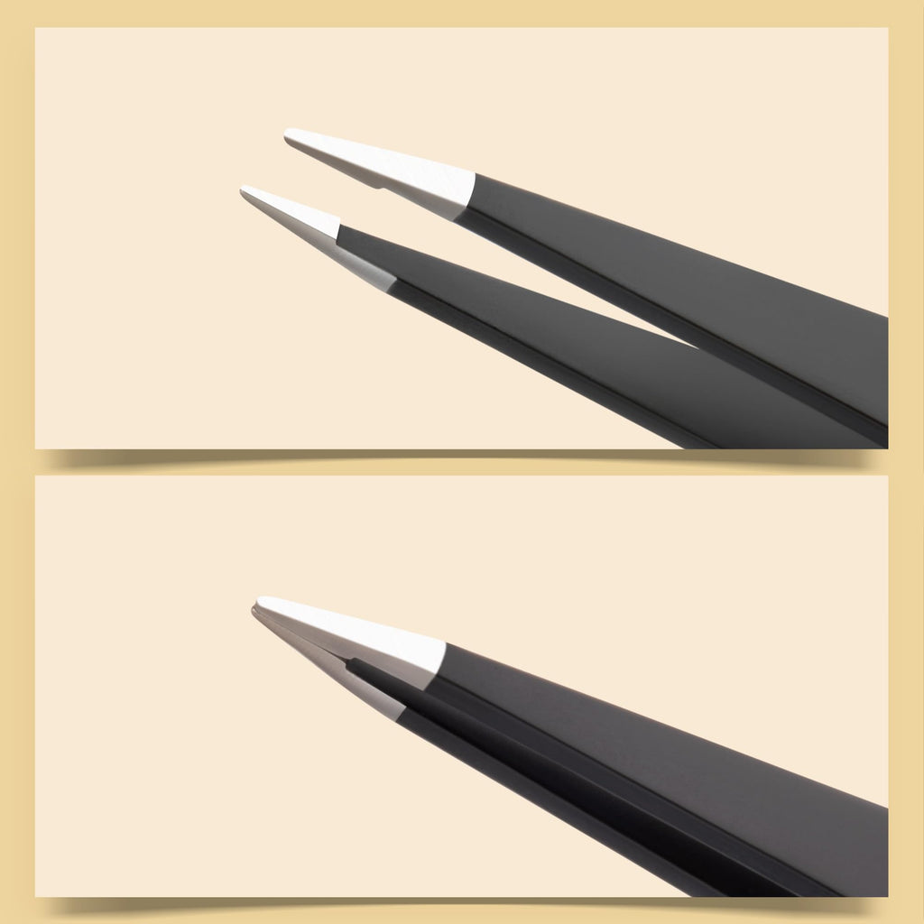 Precision Stainless Steel Tweezer Set with Travel Case
