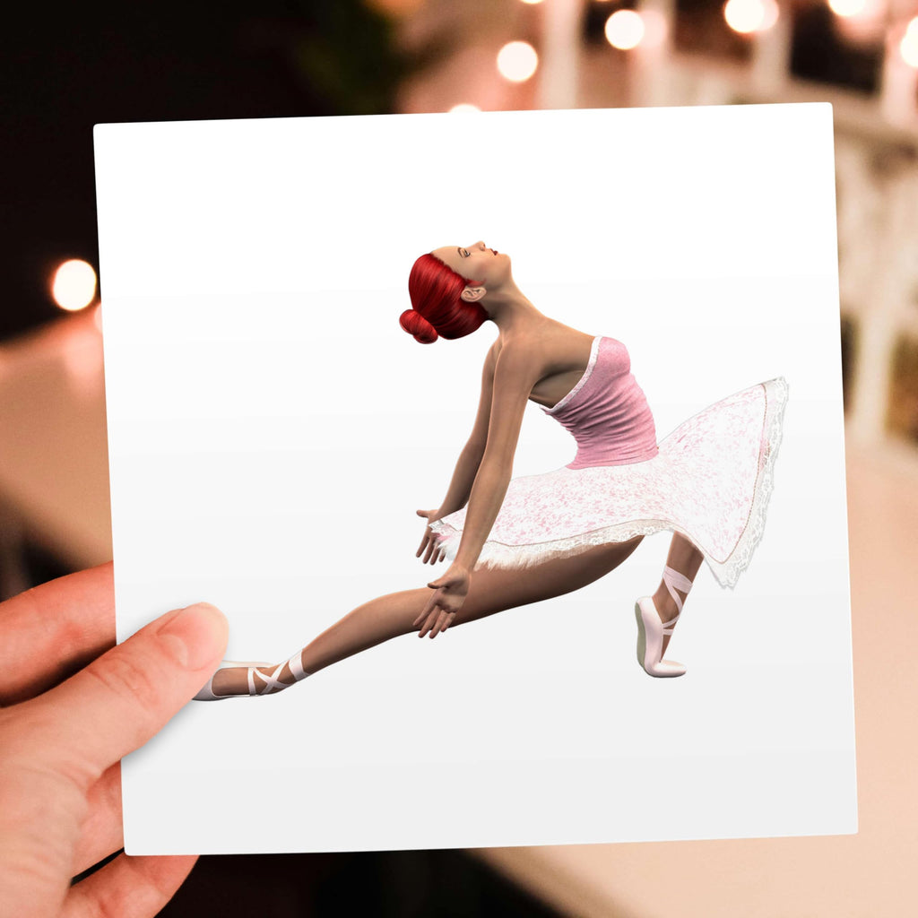 3dRose Ballet Stage Movement Decorative Wall Art
