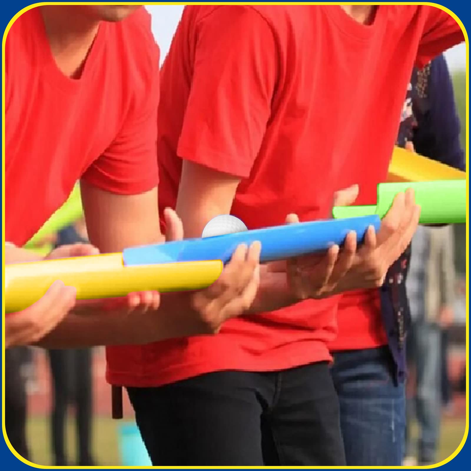 Sratte Team Building Half-Pipe and Golf Ball Activity Kit