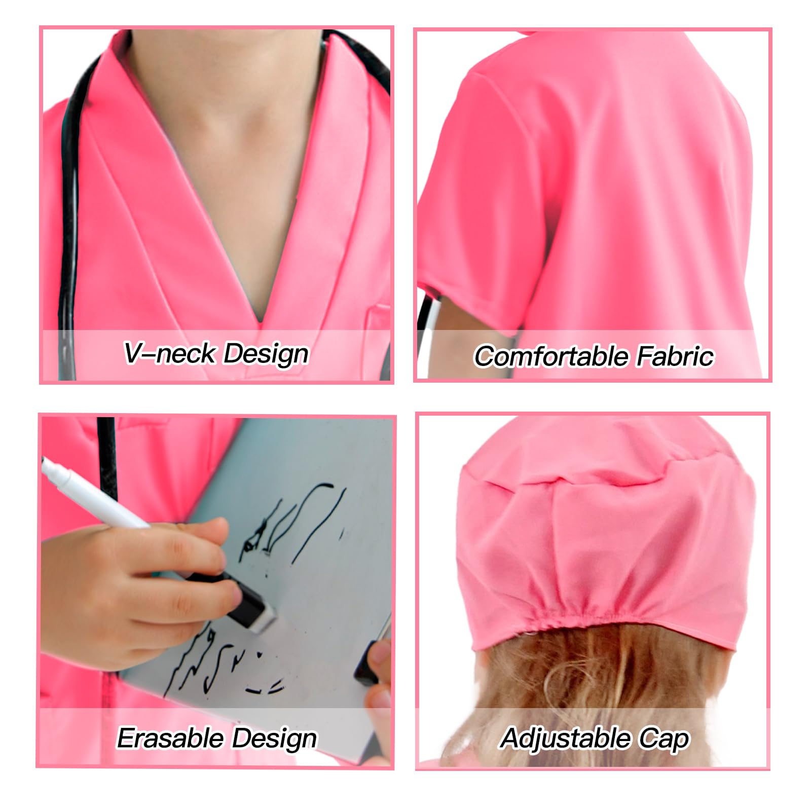 Liberry Kids Doctor Costume with Real Stethoscope