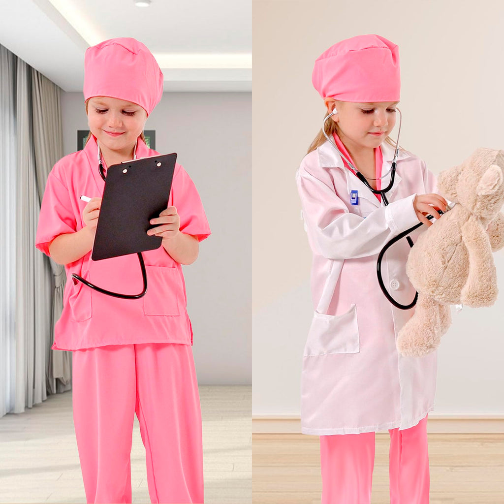 Liberry Kids Doctor Costume with Real Stethoscope
