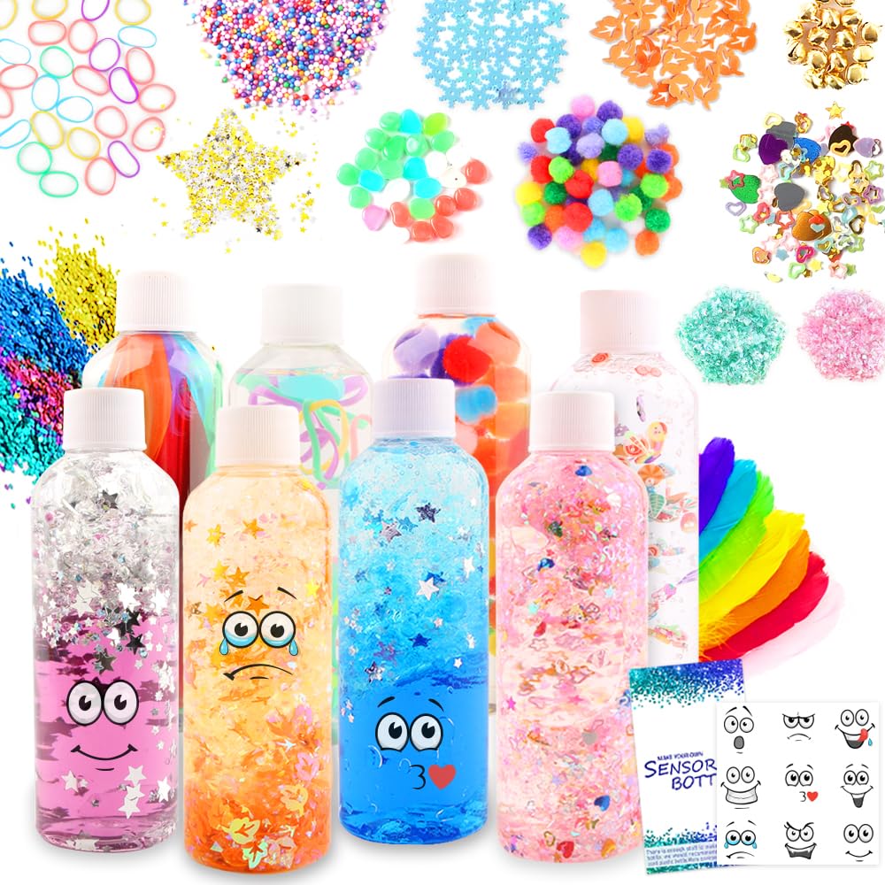 VMNlooking DIY Sensory Bottle Making Kit for Kids