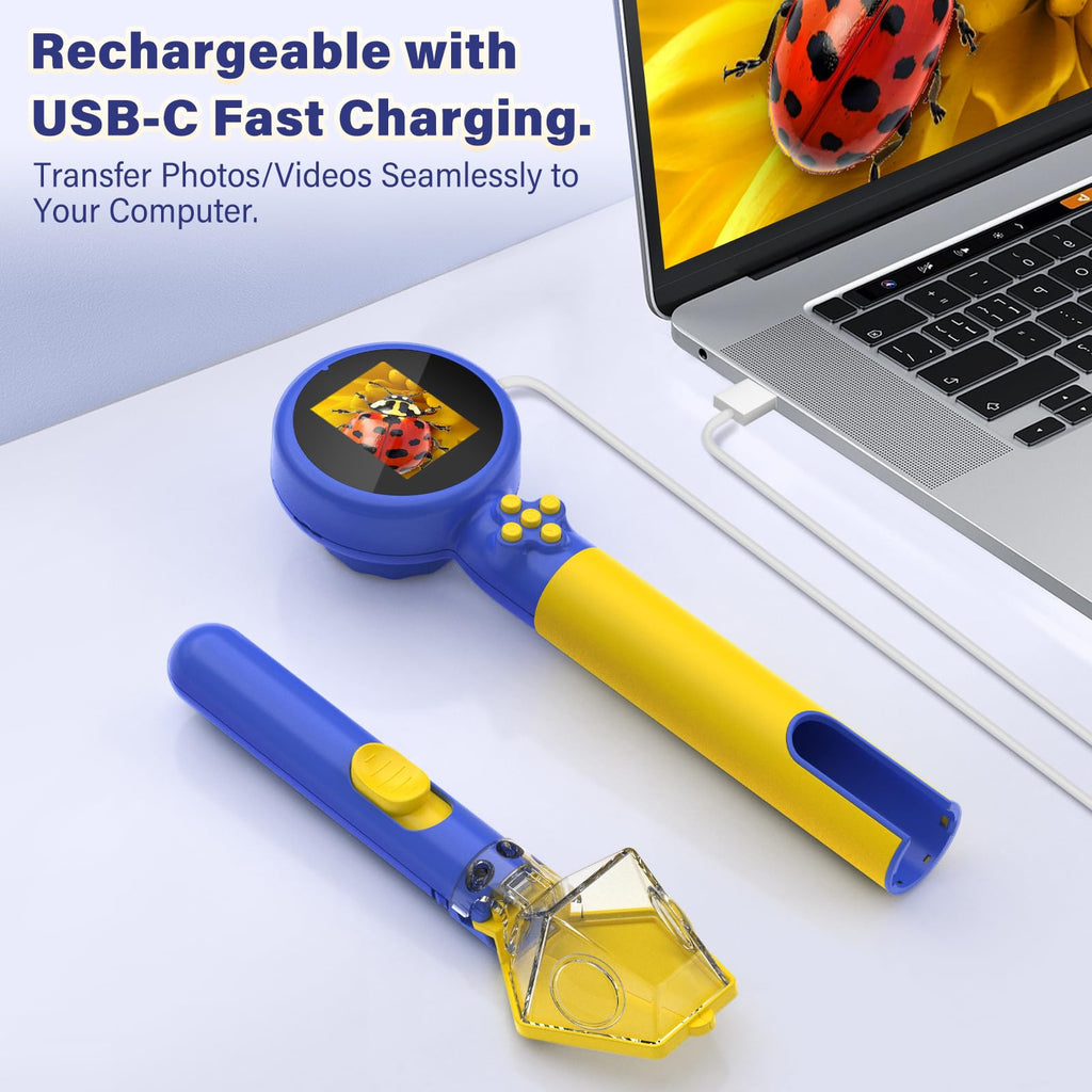 Kids Bug Catcher with 6X Magnifier for Nature Exploration