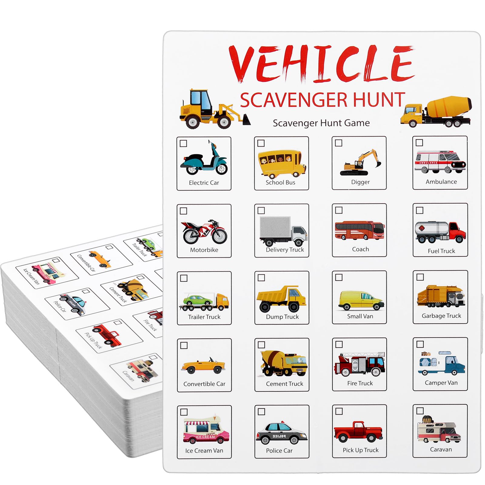 Hoolerry 30-Card Nature Scavenger Hunt for Kids