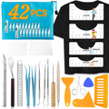 42-Piece Vinyl Weeding and T-Shirt Ruler Craft Tool Set