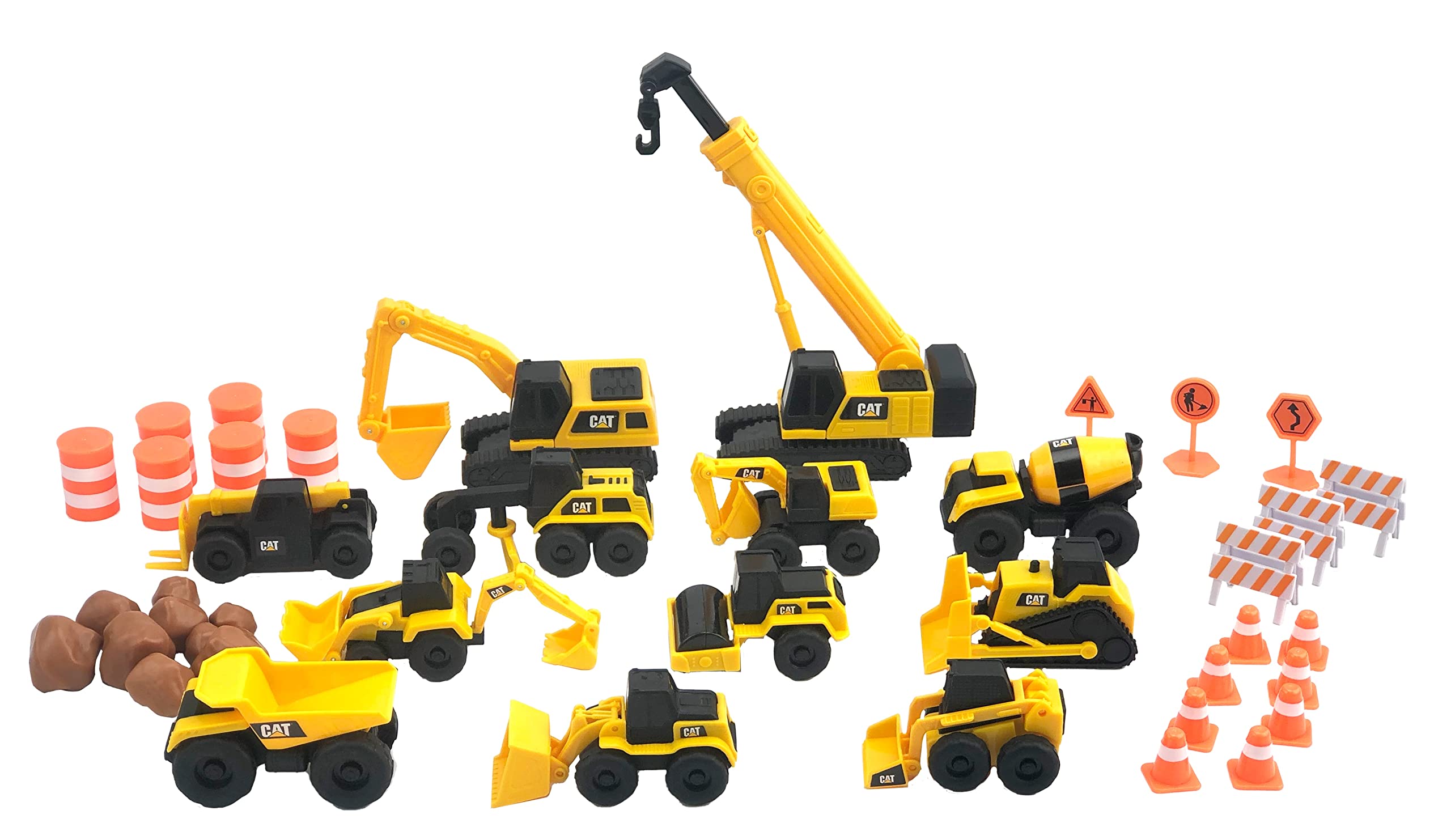 CAT Construction Vehicle Toy Set for Kids Ages 3+