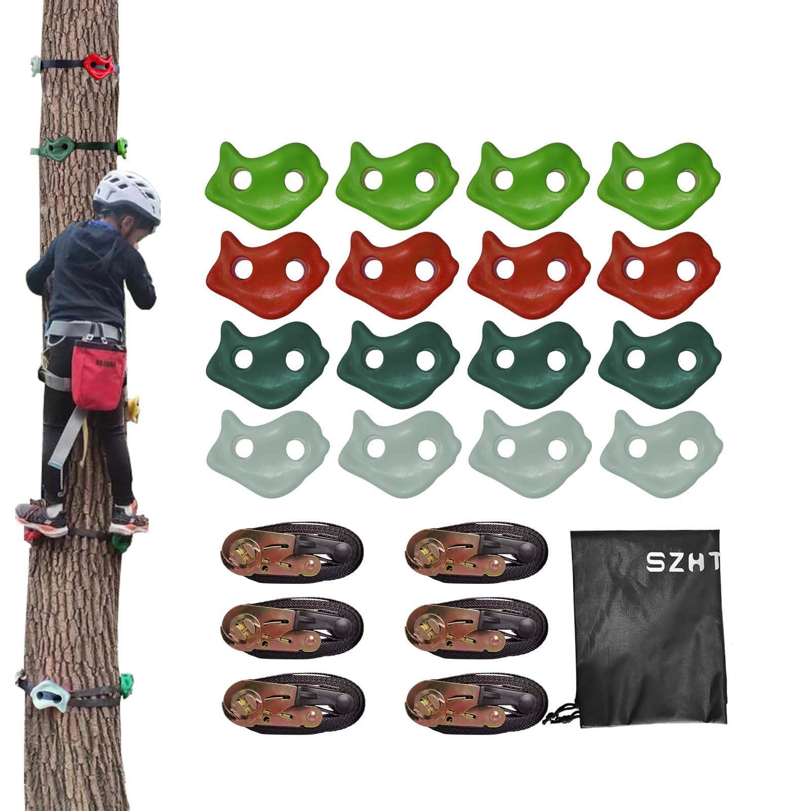 SZHTMZXC Kids Ninja Warrior Course with Steel Cable
