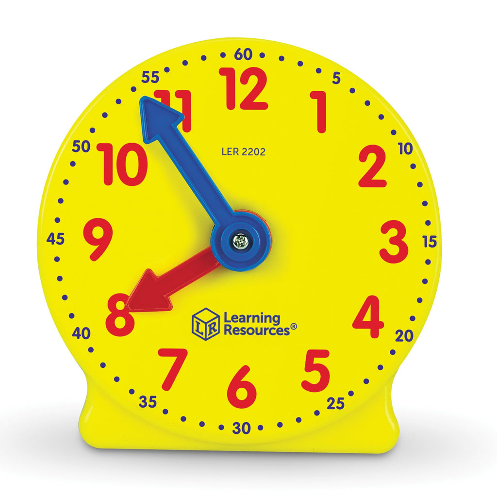 Learning Resources Big Time Mini Teaching Clock, Ages 5+