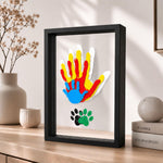 Pvixou Family Handprint Keepsake Kit for Kids and Parents