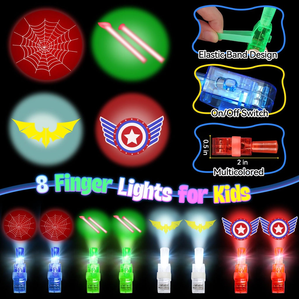 KUBUSFLY Kids Superhero Cape and Mask Dress-Up Set