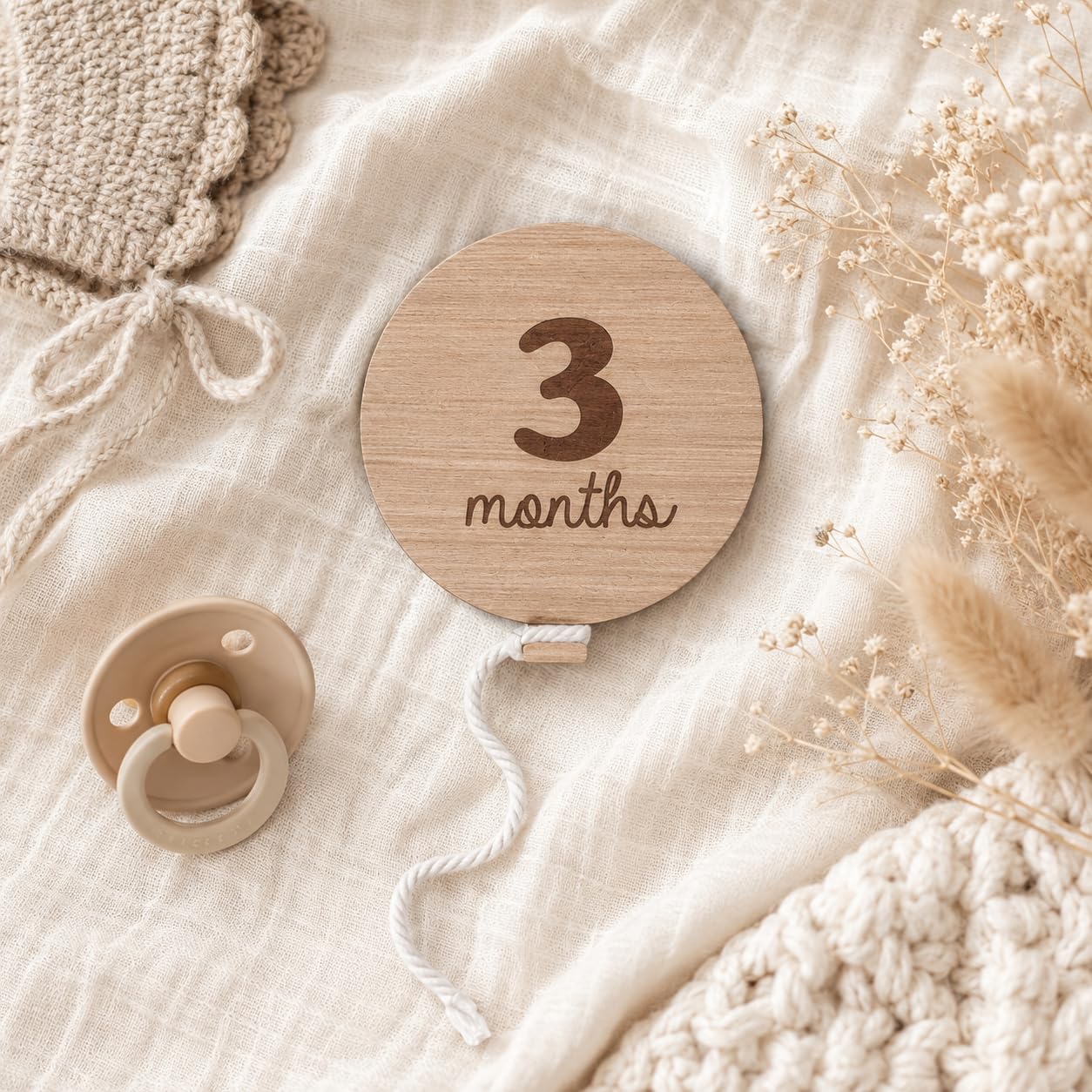 Kate & Milo Baby Monthly Milestone Photo Prop Discs