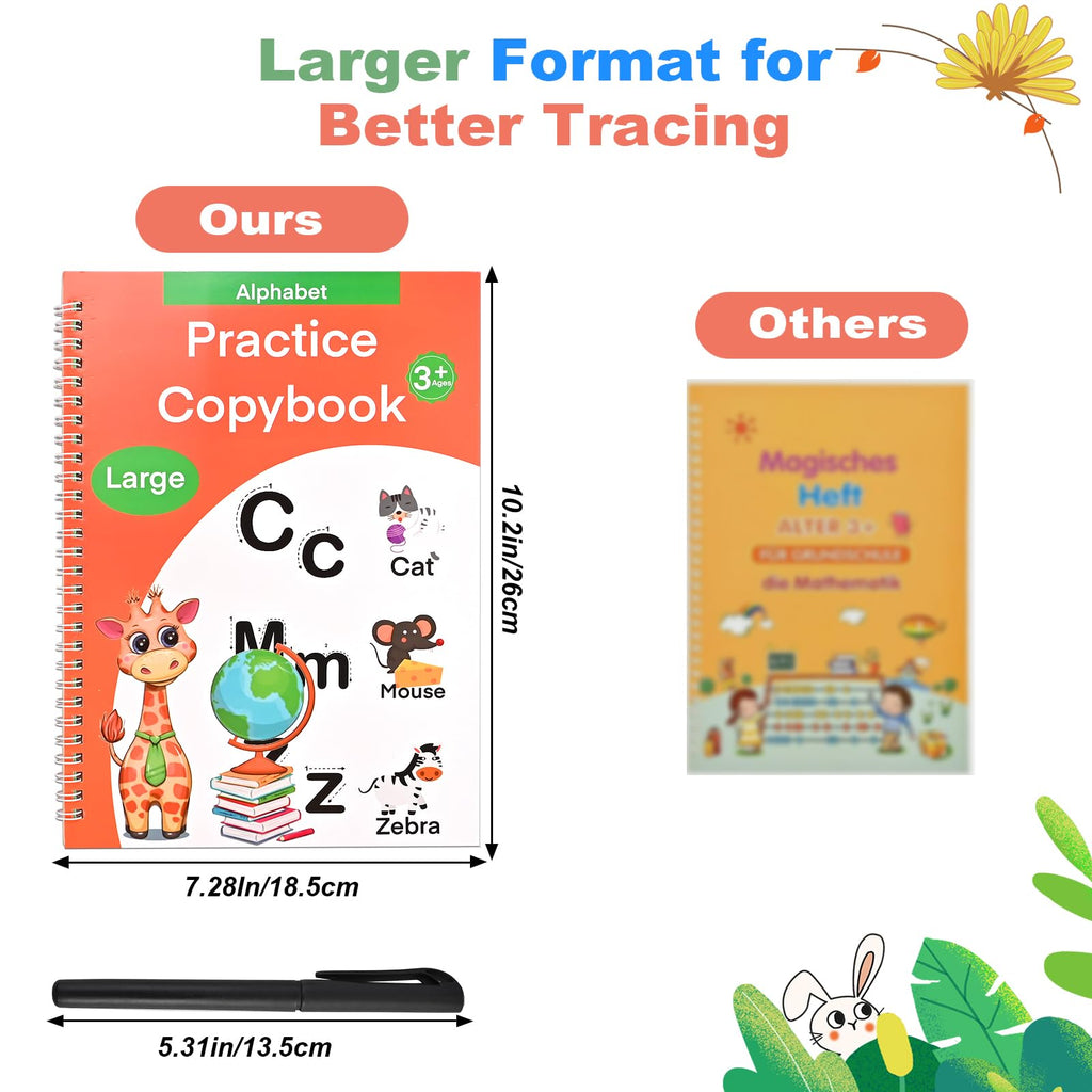 4-8 Magic Grooved Writing Book