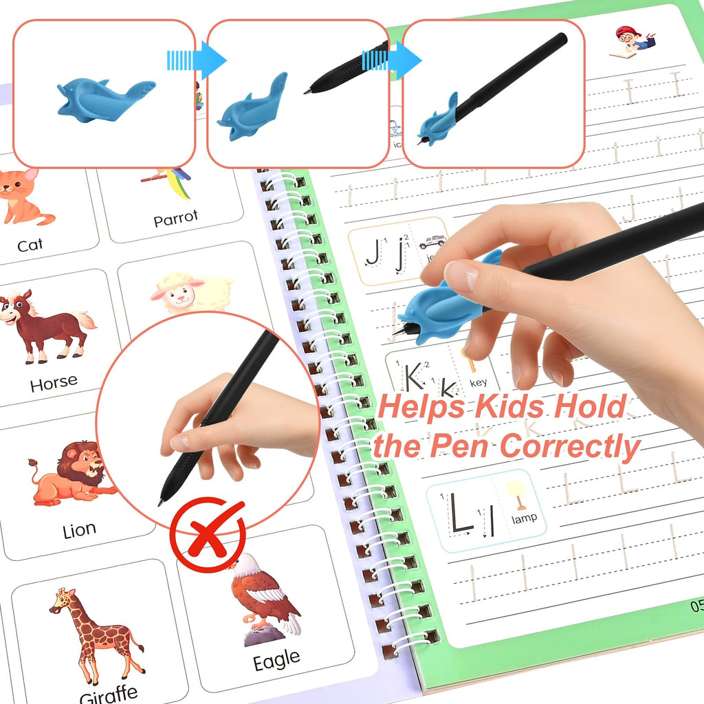 4-8 Magic Grooved Writing Book