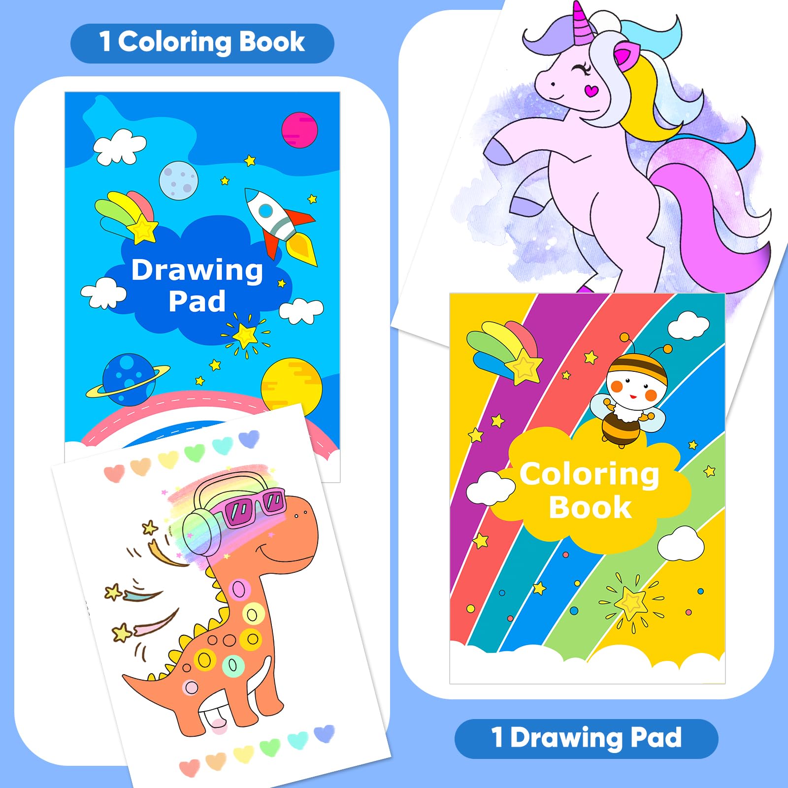 iBayam 139-Piece Drawing and Painting Art Supply Kit