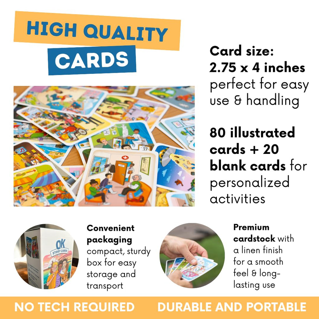 100-Card Creative Storytelling Set for Kids and Classrooms