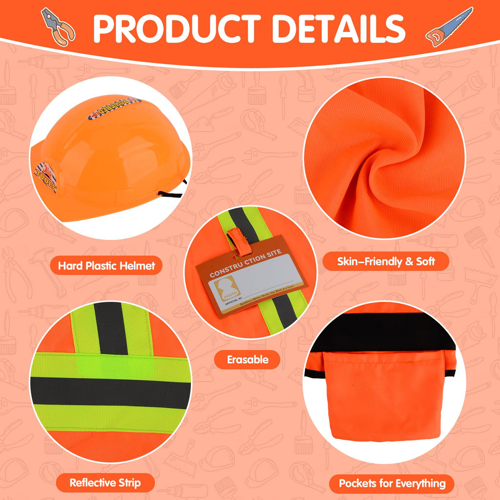 Kids Role Play Costume Dress-Up Set for Pretend Play