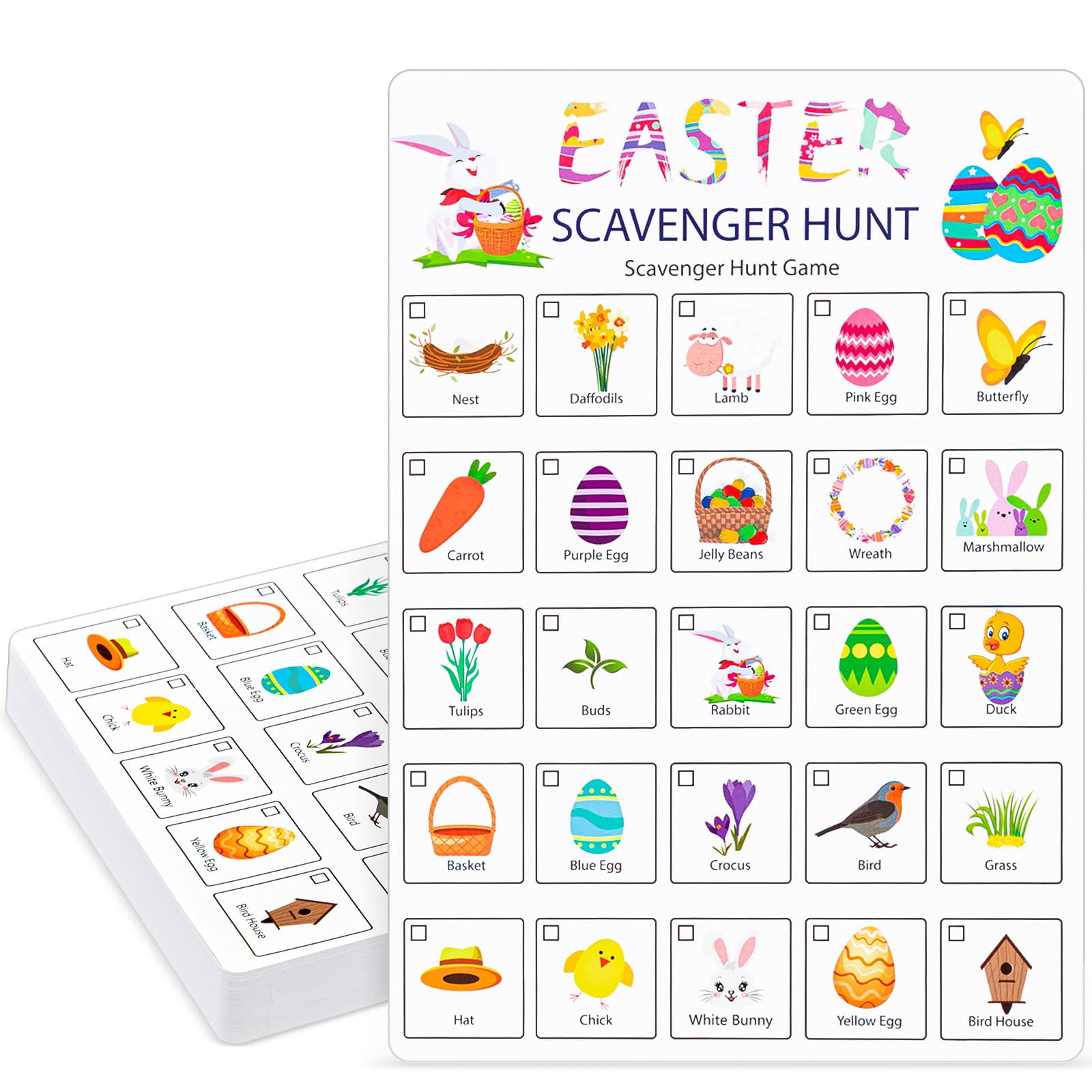 Hoolerry 30-Card Nature Scavenger Hunt for Kids