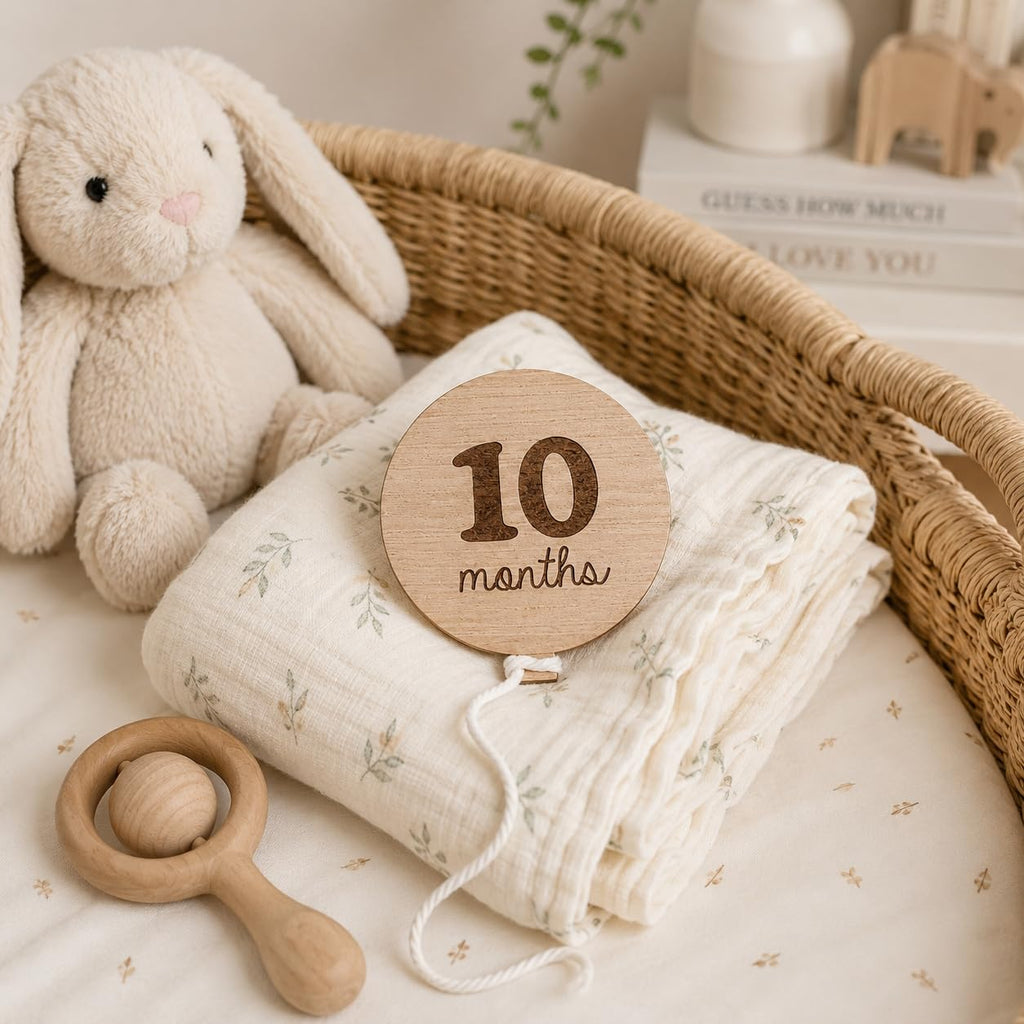 Kate & Milo Baby Monthly Milestone Photo Prop Discs