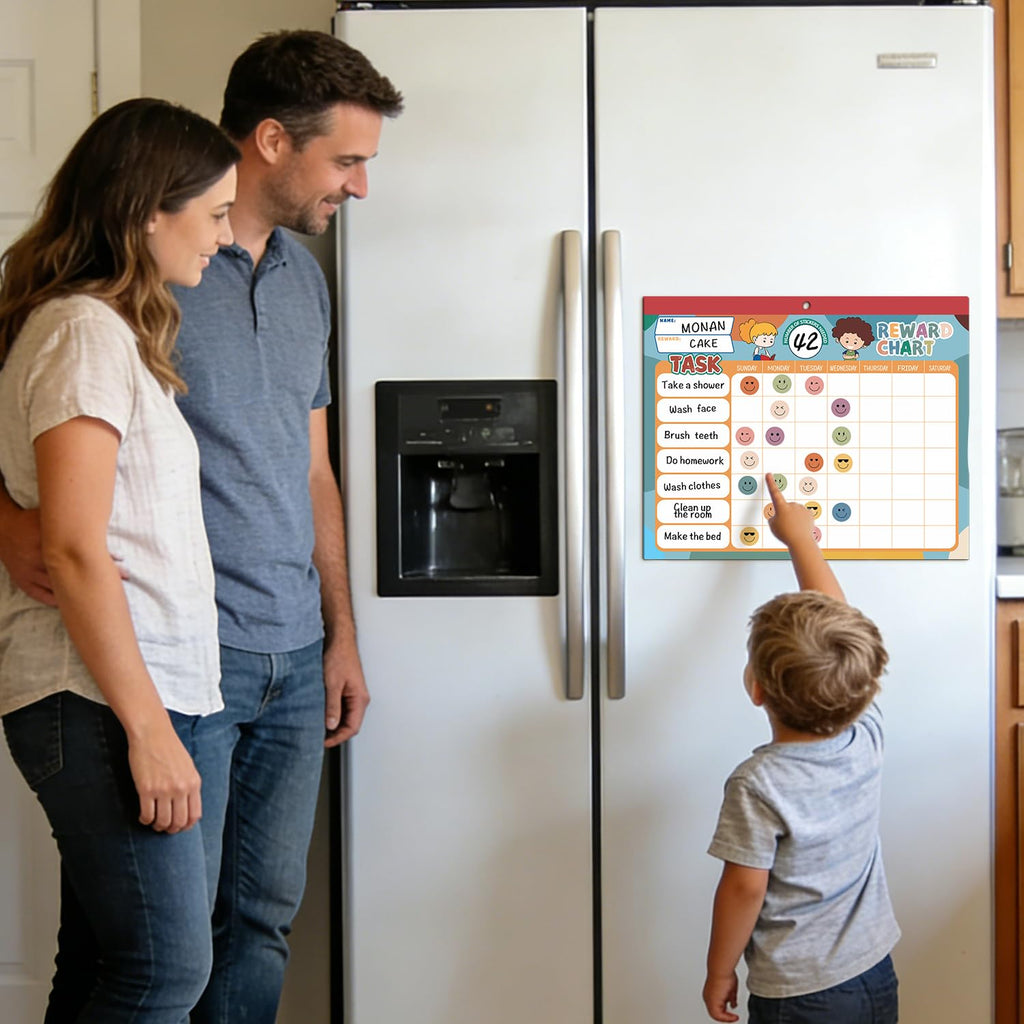 32-Piece Chore Chart and Behavior Reward System for Kids