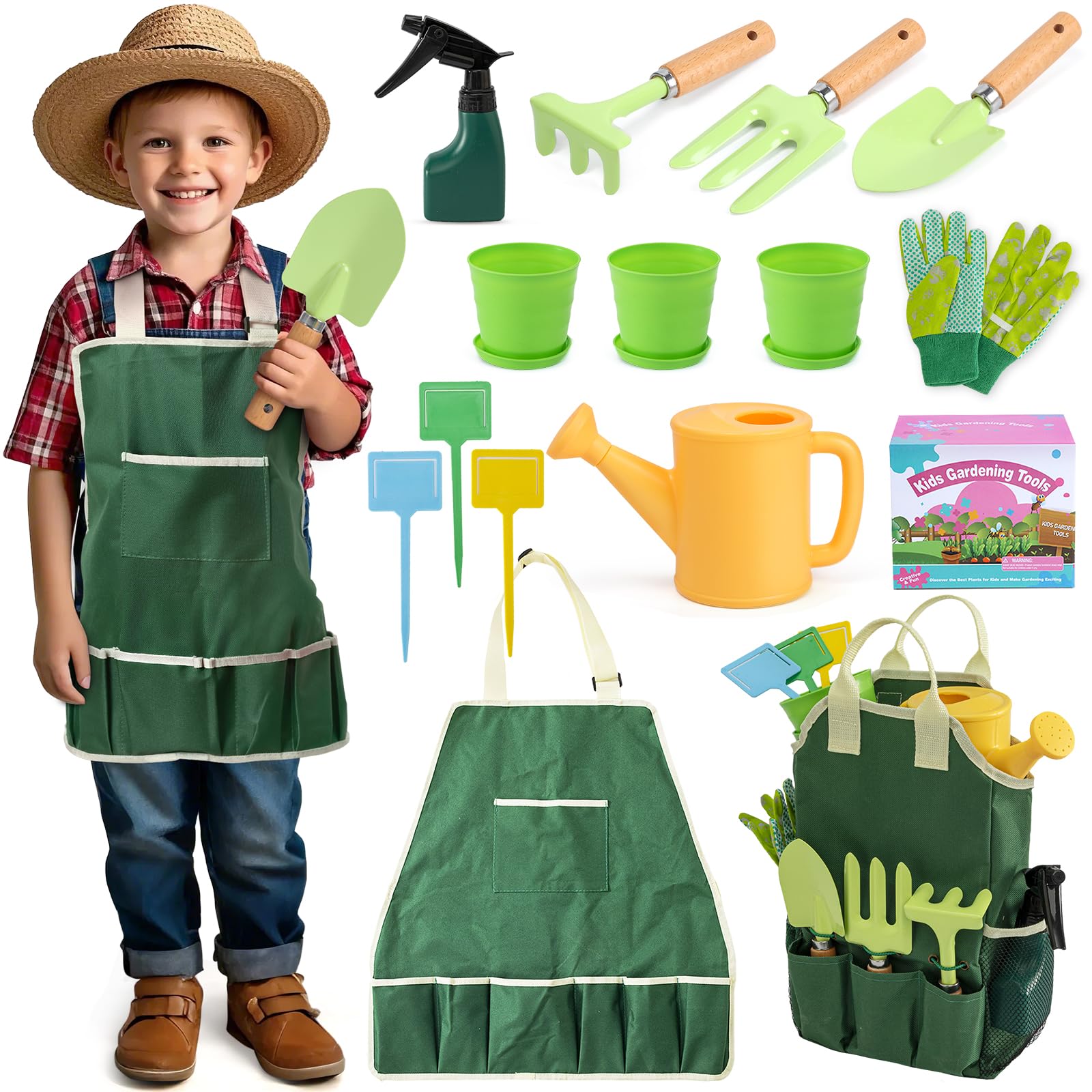JOI MEW Kids Gardening Tool Set for Outdoor Learning