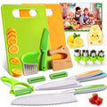 16-Piece Montessori Toddler Knife and Cooking Tool Set