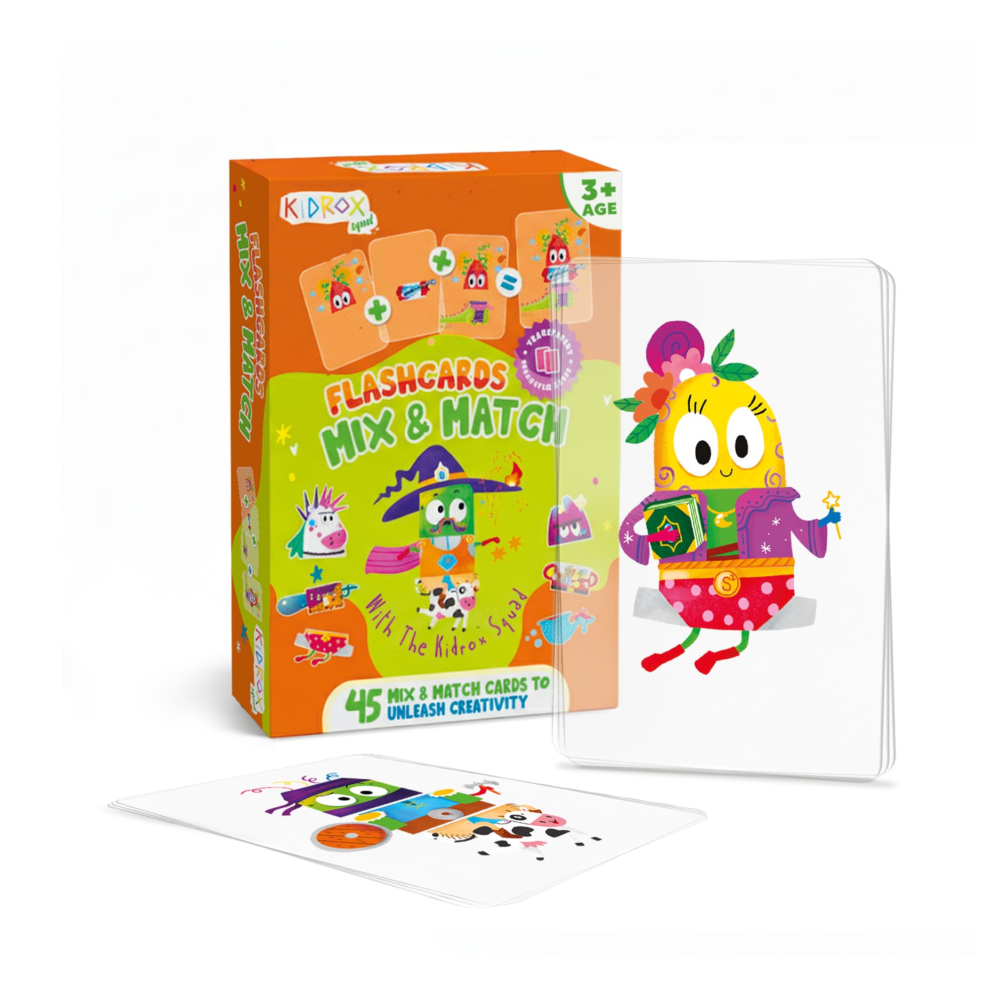 Kidrox Bilingual Spanish Sensory Flash Cards for Toddlers