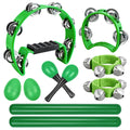 10-Piece Tambourine and Rhythm Instrument Set for Kids