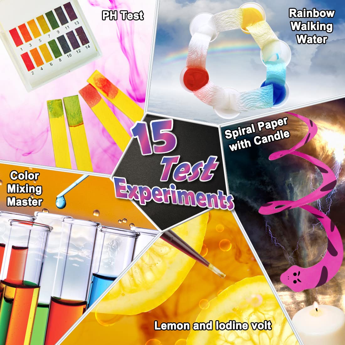 UNGLINGA 210-Experiment Science Kit with Lab Coat