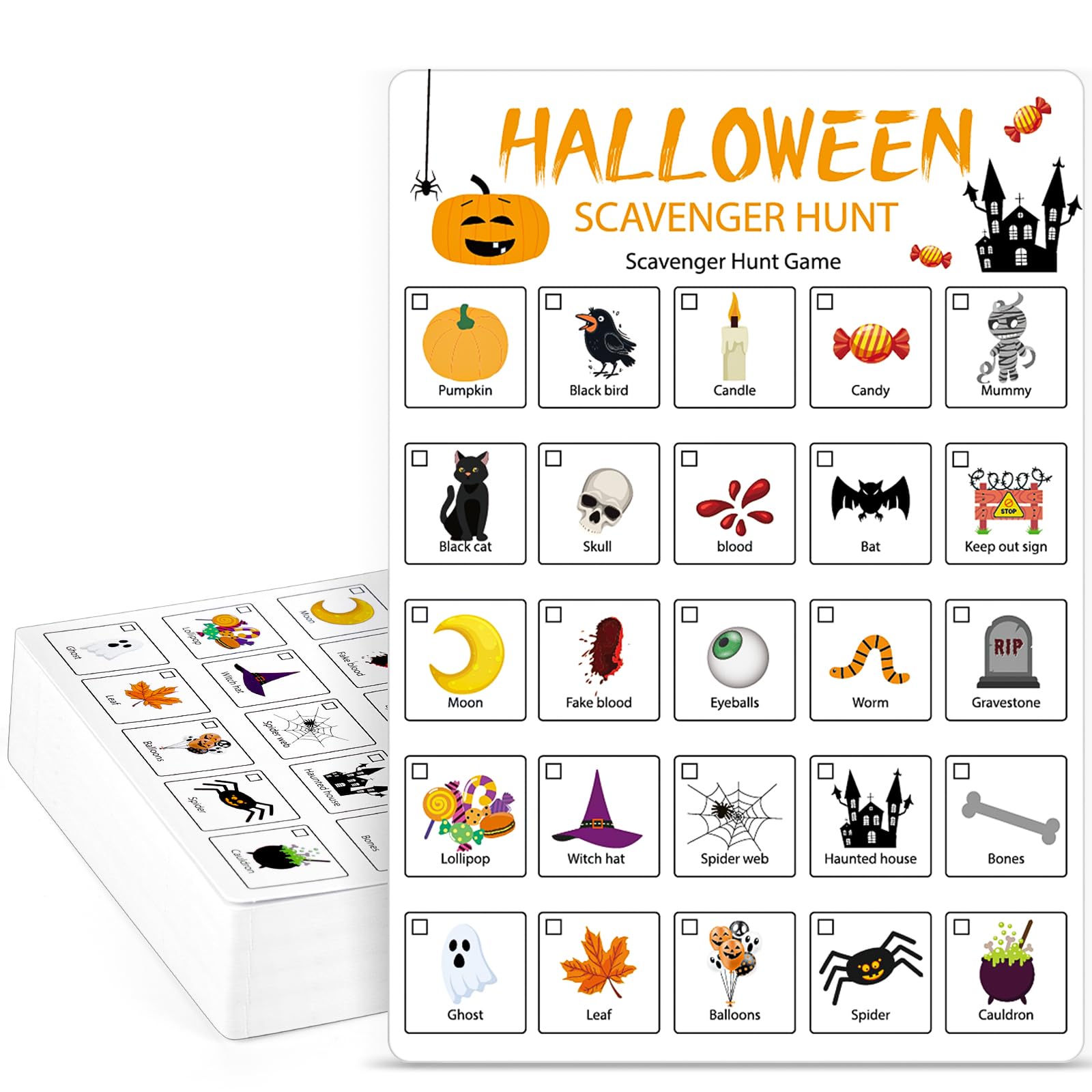 Hoolerry 30-Card Nature Scavenger Hunt for Kids