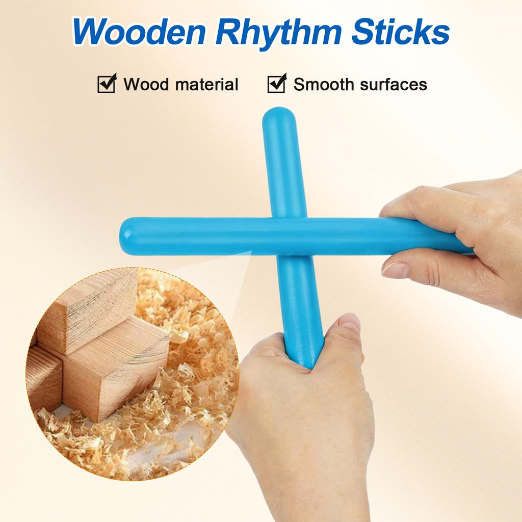 10-Piece Tambourine and Rhythm Instrument Set for Kids