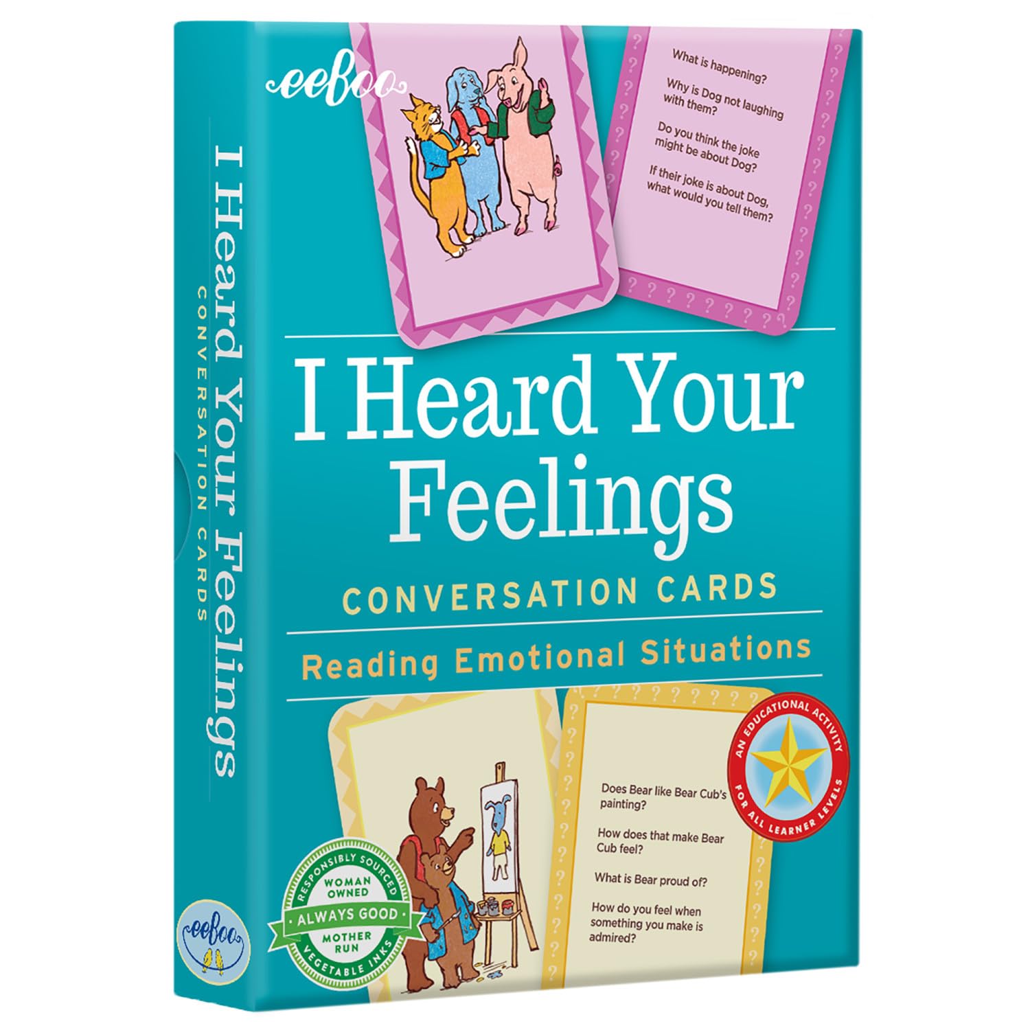 eeBoo I Heard Your Feelings Social-Emotional Cards
