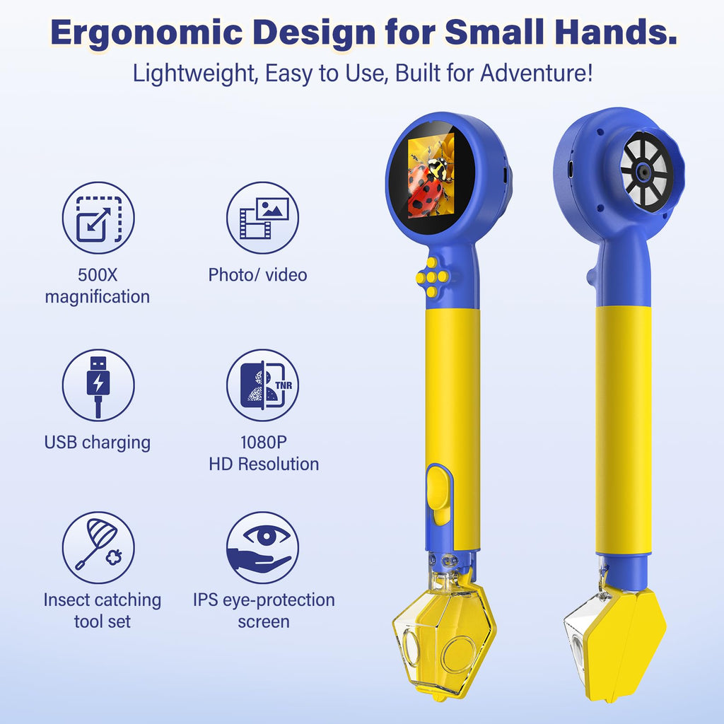 Kids Bug Catcher with 6X Magnifier for Nature Exploration