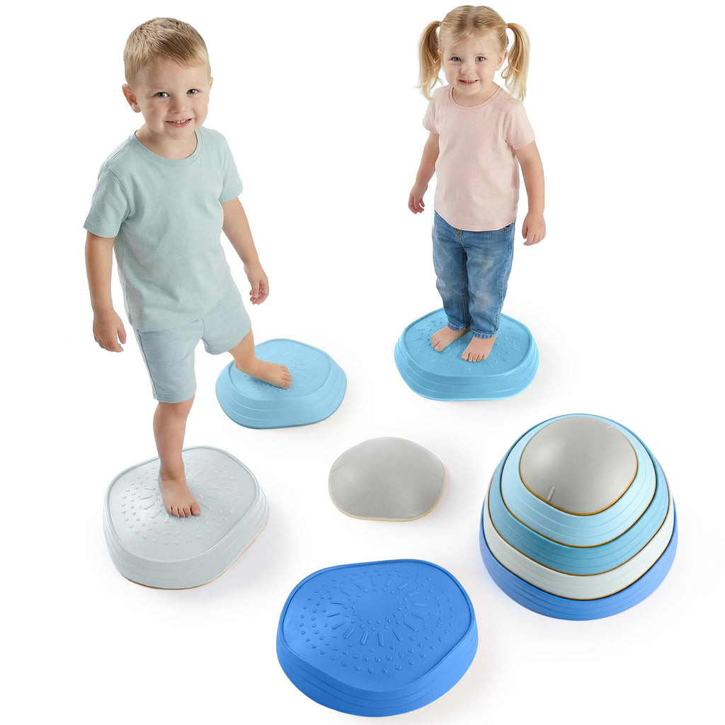 Special Supplies Kids Balance Stepping Stones, 5-Piece Set