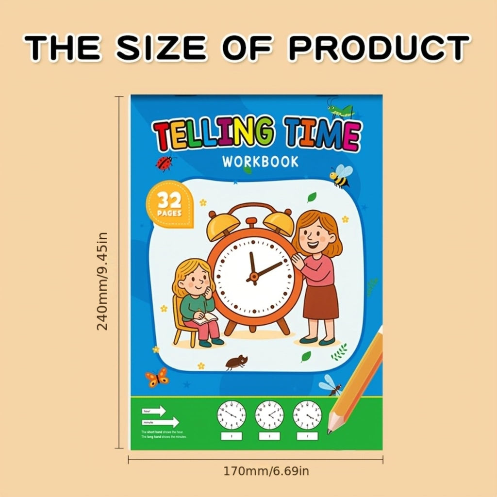 Kids Time Homeschool Learning Planner with Math and Reading