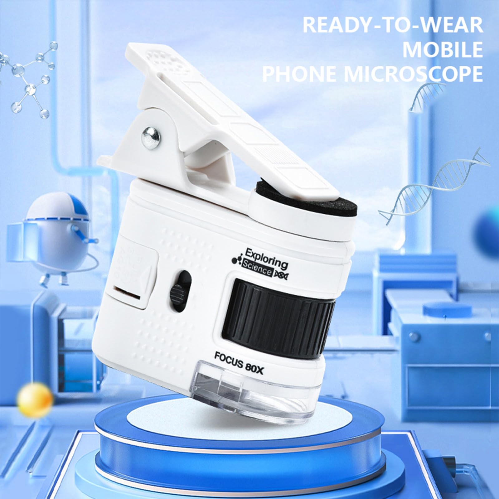 Pocket-Sized 1000X Microscope for Students and Engineers