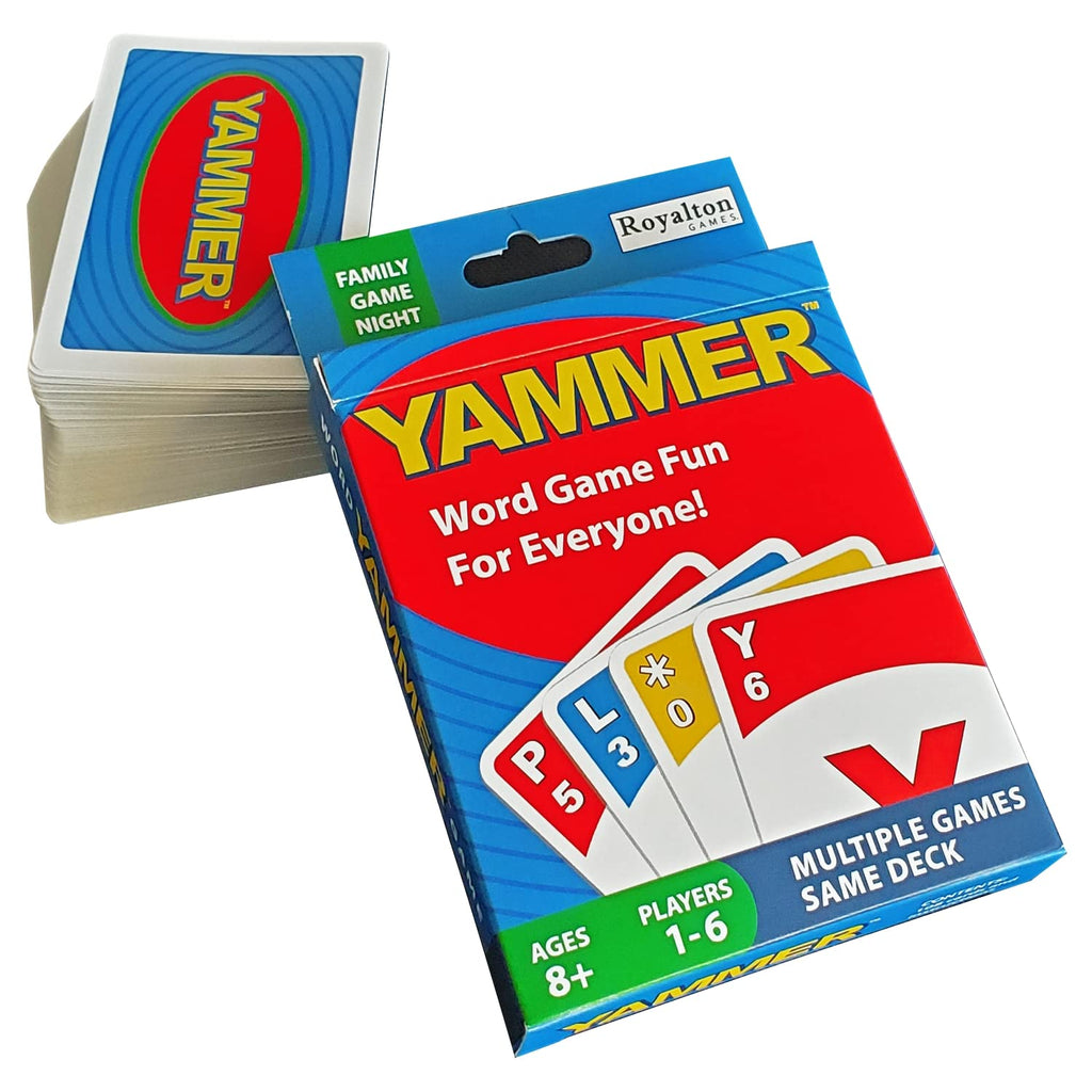 Yammer Family Word Card Game for 1–6 Players Ages 8+