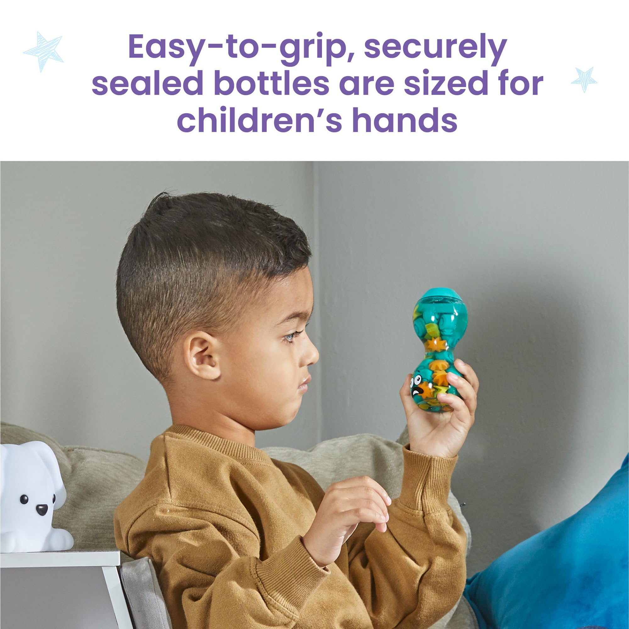 hand2mind Opposite Emotions Sensory Bottles Set