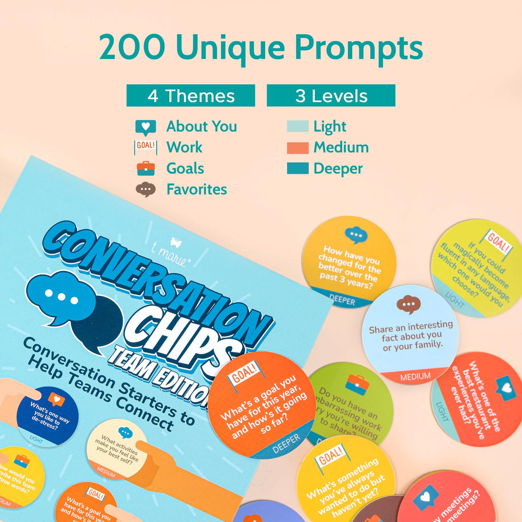 T MARIE Team Building Activity Chips for Families